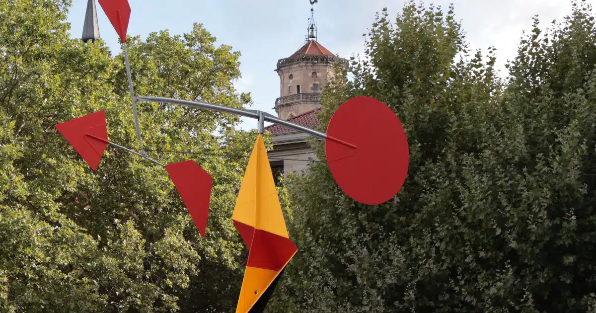 Skulptur am Schlossplatz in Stuttgart