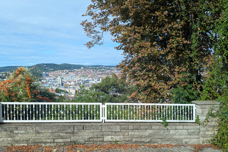 Beispiel für Aussichtsplattformen: der Albrecht-Goes-Platz 